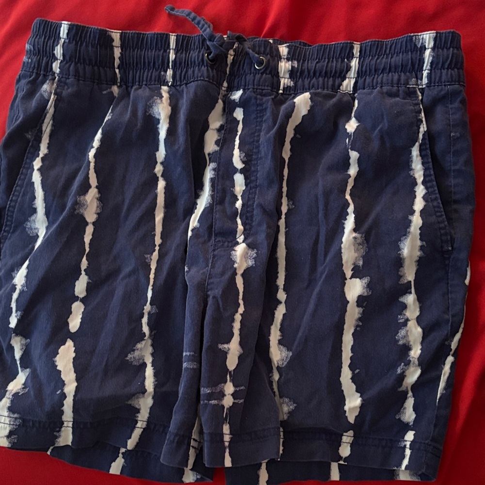 Stylish Navy and White Men's Shorts